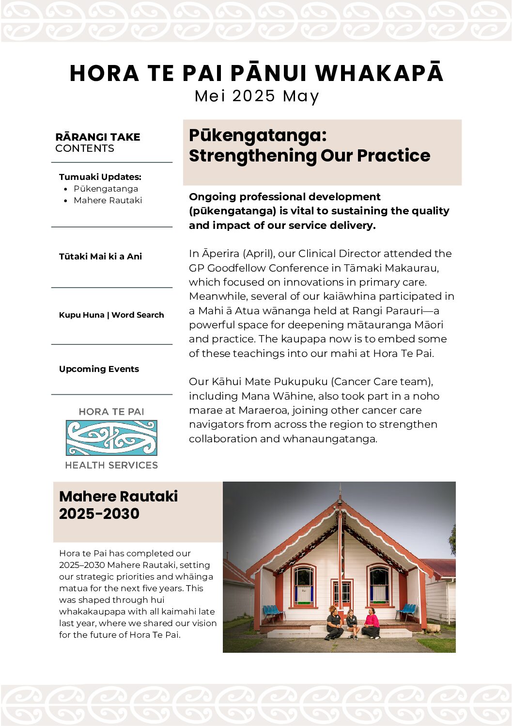 May Newsletter 2025